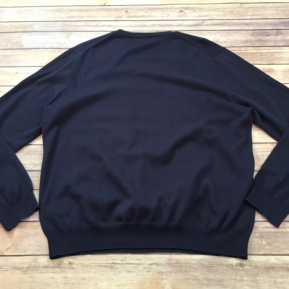 SOLD Sz Large Brooks Brothers Men’s V-Neck Sweater - Picture 6 of 8